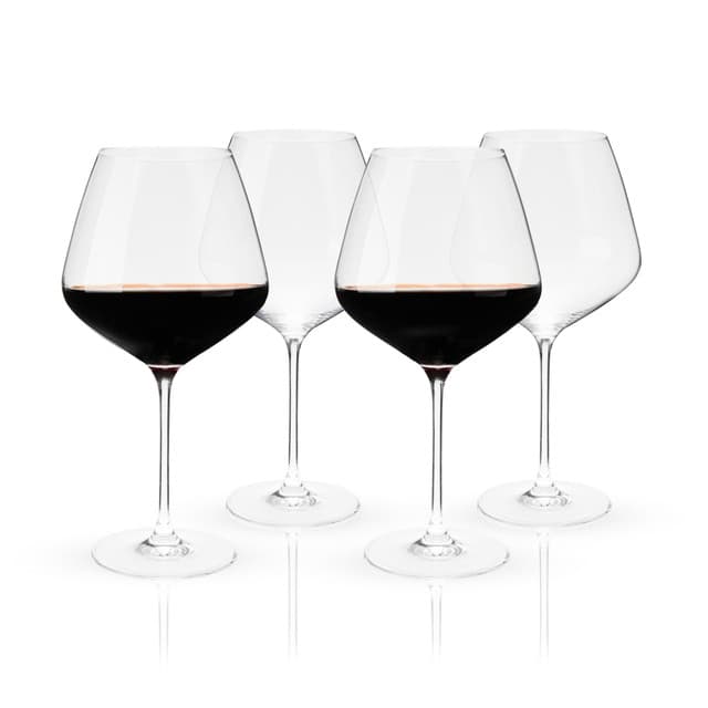 Reserve Inez Crystal Burgundy Wine Glass, 31 oz (Set of 4)