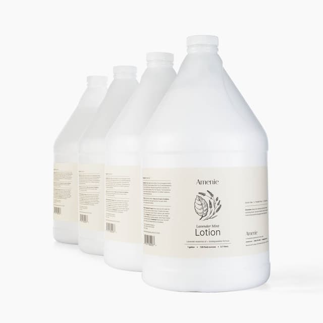 Amenie Lavender Mint Lotion, 1 Gallon (Pack of 4)