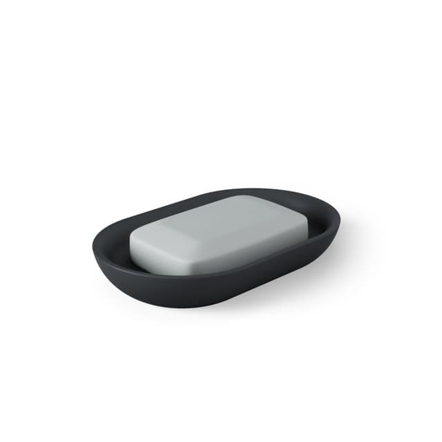 Umbra Junip Oval Soap Dish Black (Set of 3)